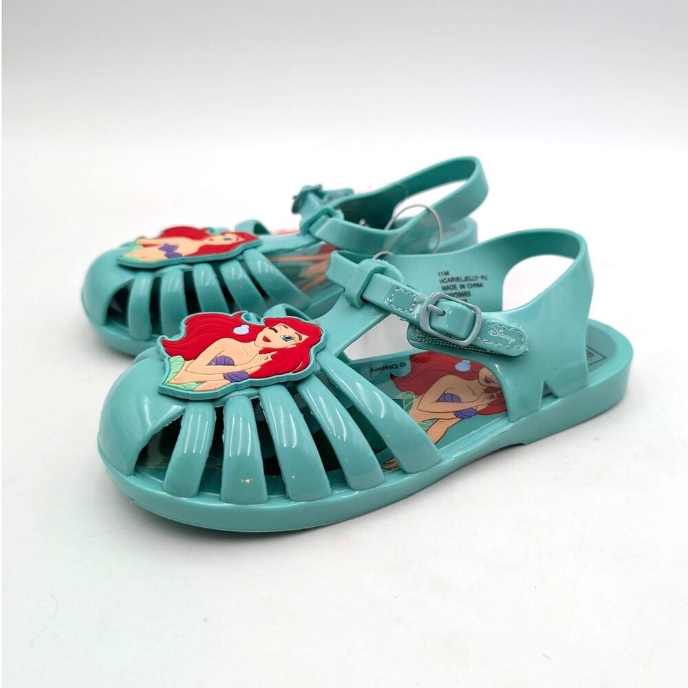 Harper Canyon Ariel Disney Princess Jelly Sandals Girls Teal Size US11M EU28
